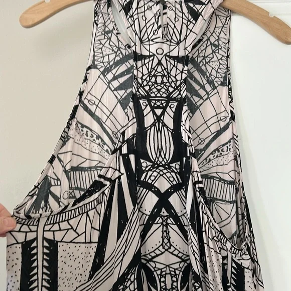 Free People La Mar Hi Lo Maxi Racerback Dress w Pockets OVERSIZE Small - Picture 10 of 14